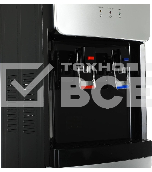 Кулер Starwind SW-1011EB напольный электронный черный/серебристый