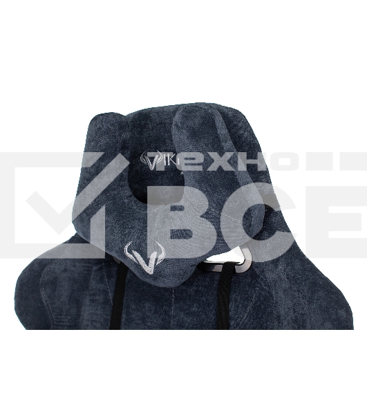 Кресло игровое Бюрократ VIKING KNIGHT LT27 FABRIC синий крестовина металл/пластик