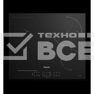 Индукционная варочная панель Hotpoint HB 1560B BF, независимая, черный