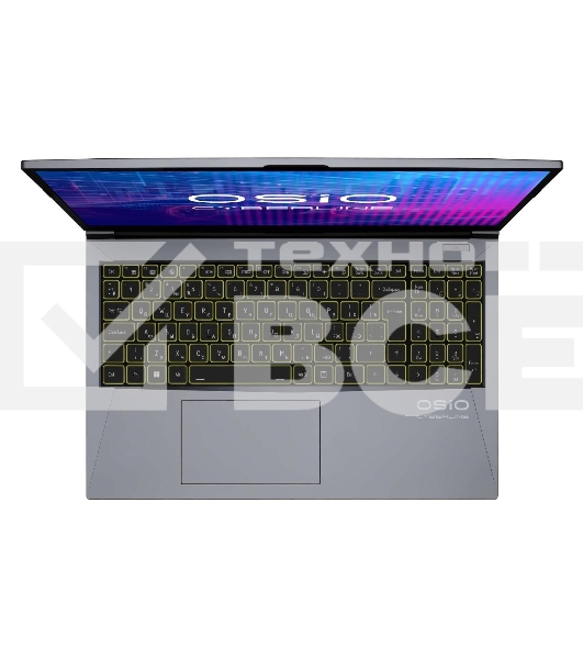 Ноутбук OSIO CyberLine C150i-002 серый i5-12600H /NVidia RTX 4050/16/512/NoOS/(Ghz)/Gb/Ext: + не МПТ