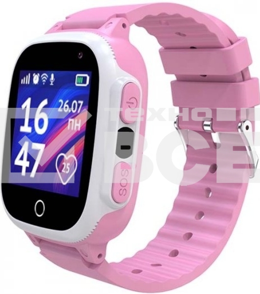 Смарт-часы Кнопка Жизни Aimoto Lite, 1.44', розовый / розовый 9101202