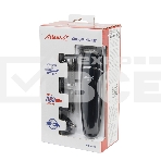 Машинка для стрижки волос ATH-6925 син, сеть, 10Вт, нож из титана, 4 насадки, возможность регулировки, фото2