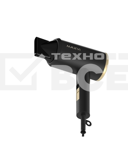Фен Maxvi HD1801 черный, 1800 Вт
