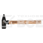 Молоток слесарный Denzel 800 г, кованый квадратный боек, буковая рукоятка, фото5