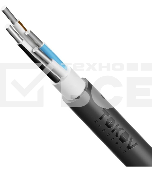 Кабель TOKOV ELECTRIC АВВГнг(А)-LS 4х6 ОК (N) 0.66кВ (м)