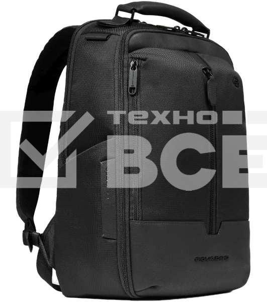 Рюкзак мужской Piquadro Marcel CA6823W138/N черный ткань/натур.кожа