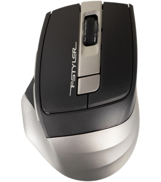 Мышь беспроводная A4Tech Fstyler FB35 серый, 2000 dpi, радиоканал, Bluetooth, USB, кнопки - 6