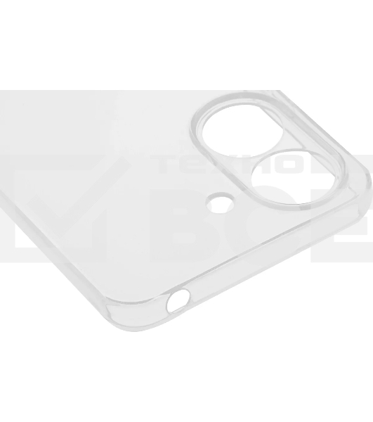 Чехол (клип-кейс) BoraSCO для Xiaomi Redmi 13C Silicone Case прозрачный (72840)