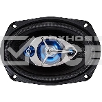 Колонки автомобильные Kicx GX-693 200Вт 92дБ 4Ом 15x23см (6x9дюйм) (ком.:2кол.) коаксиальные трехполосные, фото5