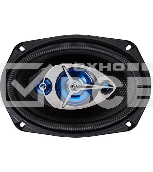 Колонки автомобильные Kicx GX-693 200Вт 92дБ 4Ом 15x23см (6x9дюйм) (ком.:2кол.) коаксиальные трехполосные