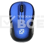 Мышь беспроводная Oklick 665MW черный/синий, 1000 dpi, радиоканал, USB, кнопки - 3, фото 1