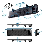Видеорегистратор TrendVision MR-1100, 3840x2160, 11', с камерой заднего вида, GPS/ГЛОНАСС, Wi-Fi, G-сенсор, фото7