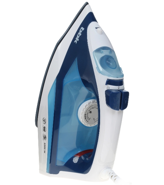 Утюг BBK ISE-2201 темно-синий, 2200 Вт, 30 г/мин, 100 г/мин, 270 мл