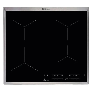 Индукционная варочная поверхность Electrolux EIT60443X, 4 конфорки, стеклокерамика, 7200 Вт