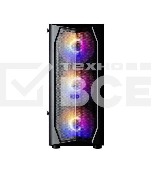 Компьютерный корпус MidiTower Zalman N4 black (ATX,Window, 6xRGB fan, USB2.0 x2, USB3.0x1, без БП) (N4 rev.1)