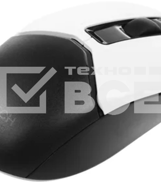 Мышь проводная A4Tech Fstyler FM12S белый/черный, 1200 dpi, USB, кнопки - 3