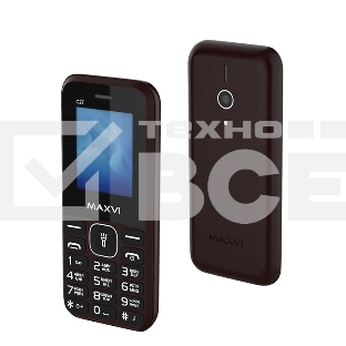 Мобильный телефон Maxvi C27 коричневый