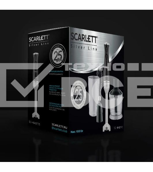 Кухонный блендер Scarlett SC-HB42F73 (Silver Line)