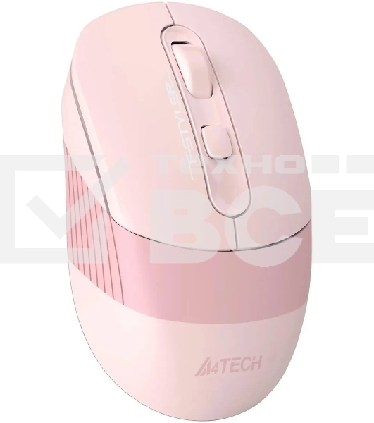 Мышь беспроводная A4Tech Fstyler FB10CS розовый, 2000 dpi, радиоканал, Bluetooth, USB, кнопки - 4