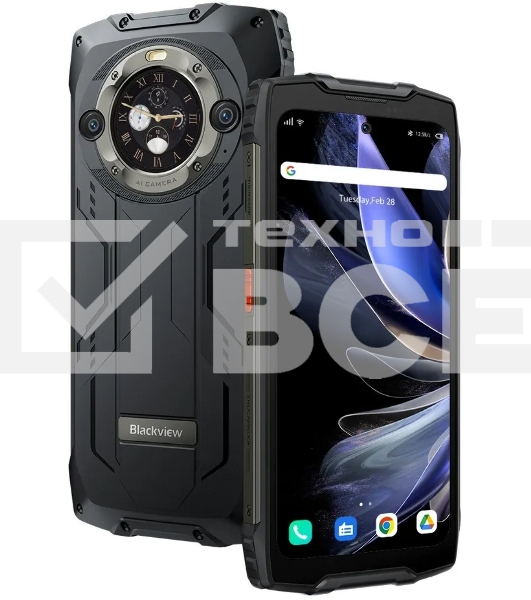 Смартфон Blackview BV9300 Pro, 12/256Gb, черный