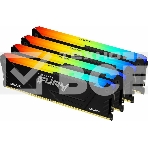Оперативная память Kingston Fury Beast, DDR4, 32GB (4x8GB), 3200MHz, CL16, с радиатором, RGB, черный, фото2