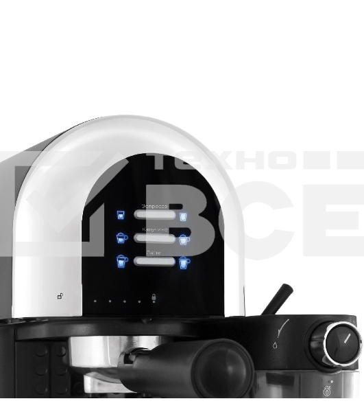 Кофеварка рожковая LEX LXCM 3503-1 черный, молотый 0.7 л, 1500 Вт, 15 Бар