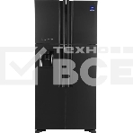 Холодильник Hitachi R-W660PUC7 GGR серый двухкамерный 396/144л морозилка сверху No Frost, Side by Side, фото 1