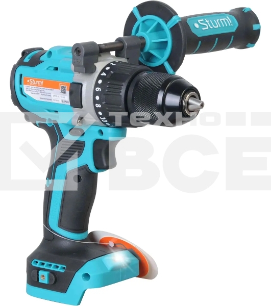 Дрель-шуруповерт Sturm CD1880, 18 В, 0 Ач, 80 Нм, бесщеточный