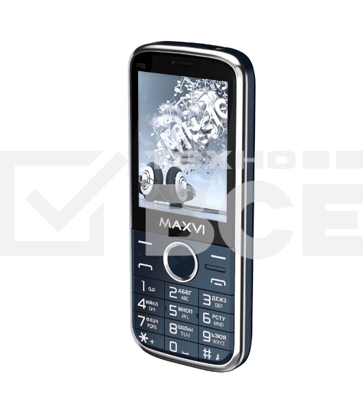 Мобильный телефон Maxvi P30 синий
