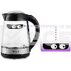 Чайник электрический Kitfort КТ-6126 1.7л. 2200Вт черный (корпус: стекло), фото6