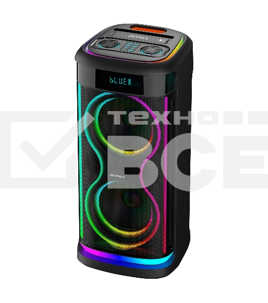 Минисистема Supra SMB-890 черный 180Вт FM USB BT SD