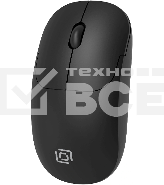 Мышь беспроводная Oklick 202MW черный, 1000 dpi, радиоканал, USB, кнопки - 3