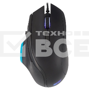 Мышь проводная Acer OMW123 черный, 6400 dpi, USB, кнопки - 8