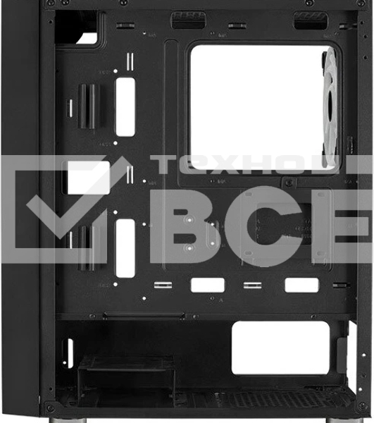 Компьютерный корпус Aerocool/Formula Graphite-G-BK-v2 черный без БП ATX 3x140мм 2xUSB 3.0 audio