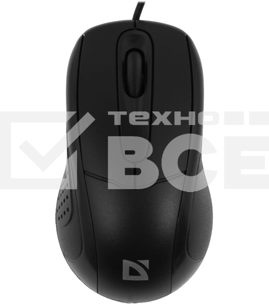 Мышь проводная Defender Standard MB-580 черный, 1000 dpi, USB, кнопки - 3