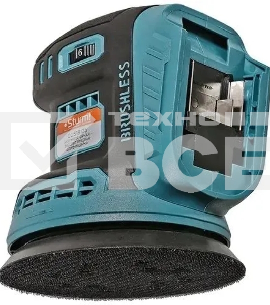 Шлифмашина эксцентриковая Sturm! COS18125 d=125мм синий/черный