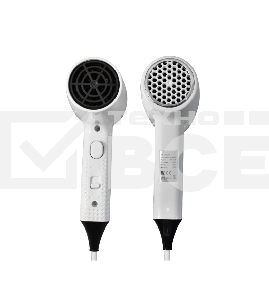 Фен для волос настенный Puff 1202, белый