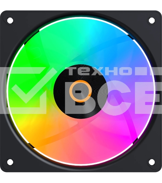 Вентилятор для корпуса Ocypus Gaммa F12 Elite BK ARGB 3 IN 1, 120x120x25мм, 4-PIN PWM, 600-1800 RPM, 26 DBA MAX, HYDRO BEARING