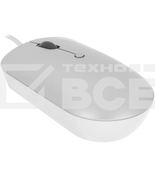Мышь проводная Lenovo 540 светло-серый, 2400 dpi, USB-C, кнопки - 4
