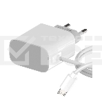 Сетевое зарядное устройство Maxvi CHL-240M 2.4A, with microUSB cable, белый, фото 1