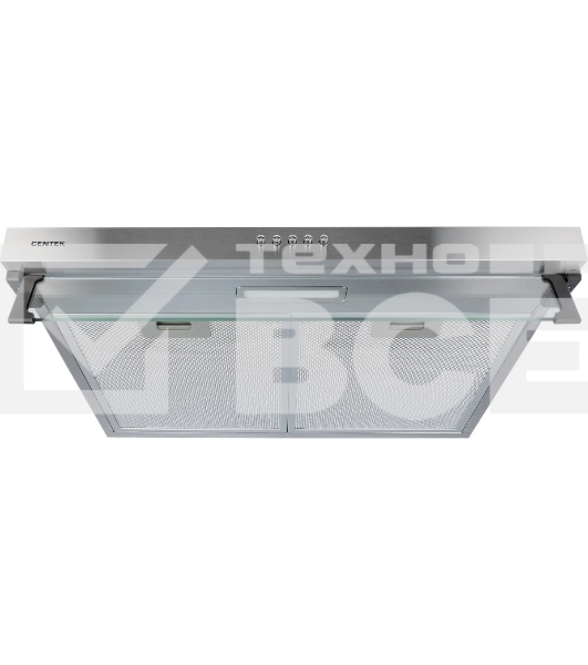 Вытяжка подвесная Centek СТ-1800-60 SS серебристый, 60 см, 350 куб. м/ч, 52 дБ