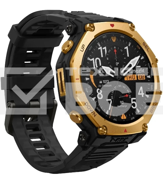 Умные часы Amazfit T-rex 3 Pro A2549 1.5' AMOLED корп.золотистый рем.черный