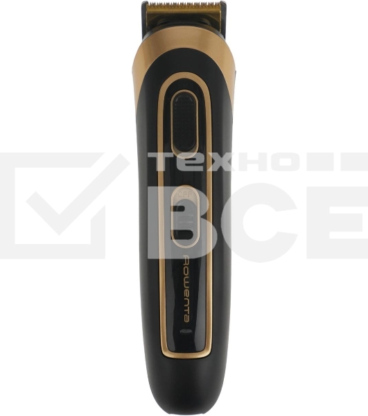 Триммер Rowenta TN9118F0 черный/золотистый (насадок в компл:9шт)