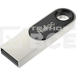 Флешка USB Netac U278 (NT03U278N-016G-32PN), 16Gb, USB 3.0, R/W 90/45, серебристый/черный