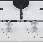 Газовая варочная панель Maunfeld EGHE.32.3EW/G, 2 конфорки, эмалированная сталь, белый, фото8