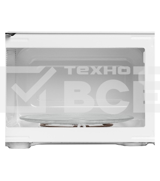 Микроволновая печь BBK 20MWS-777M/W белый, 20 л, 700 Вт, переключатели- поворотный механизм