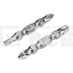 Набор бит двухстор. Gross PH2-T30х45мм, PZ2-H4х45мм, сталь S2, 2 шт., фото3