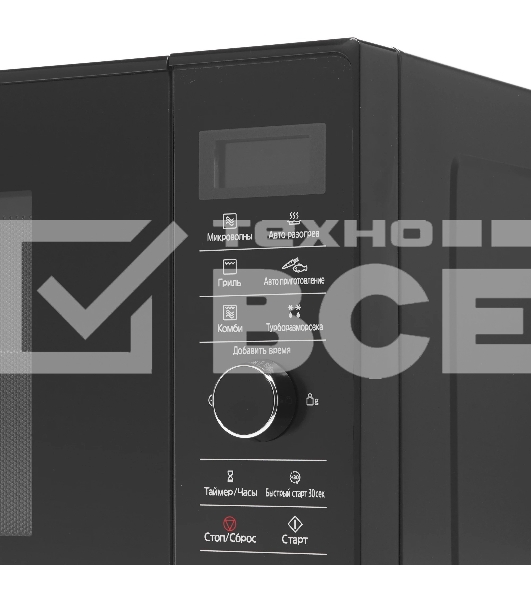 Микроволновая печь Panasonic NN-GD37HBZPE черный 23 л, 1000 Вт, переключатели - сенсор, поворотный механизм