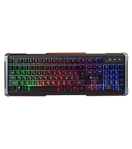 Клавиатура Oklick 710G черный/серый USB Multimedia