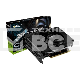 Видеокарта Palit RTX4060TI STORMX NVIDIA GeForce RTX 4060TI 8192Mb PCI-E 4.0 128 GDDR6 2535/9000 HDMIx1 DPx3 HDCP Ret